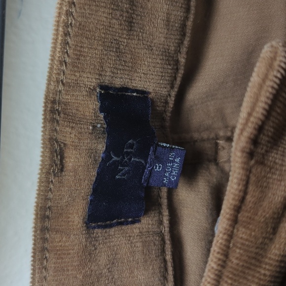 NYDJ Bootcut Tan Corduroy Pants with Lift Tuck Technology Stretch Women's Size 8 - Picture 3 of 7